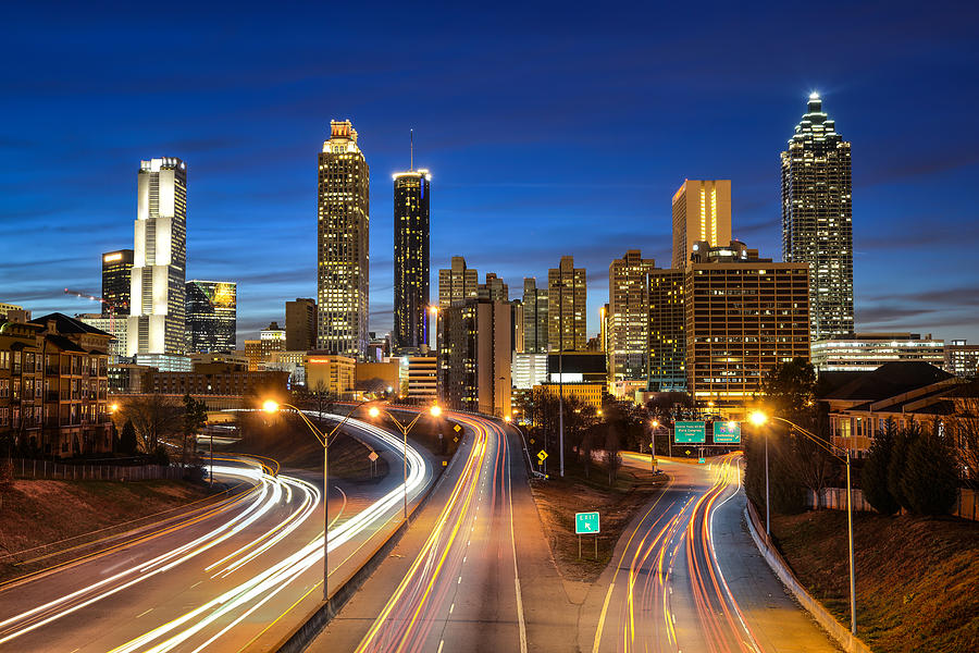 Atlanta Skyline Photograph by Robert Hainer