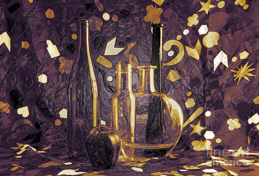 3d Modern Autumn Jazz Still Life