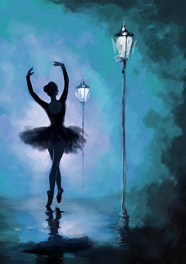Ballet In The Night Painting by Corporate Art Task Force