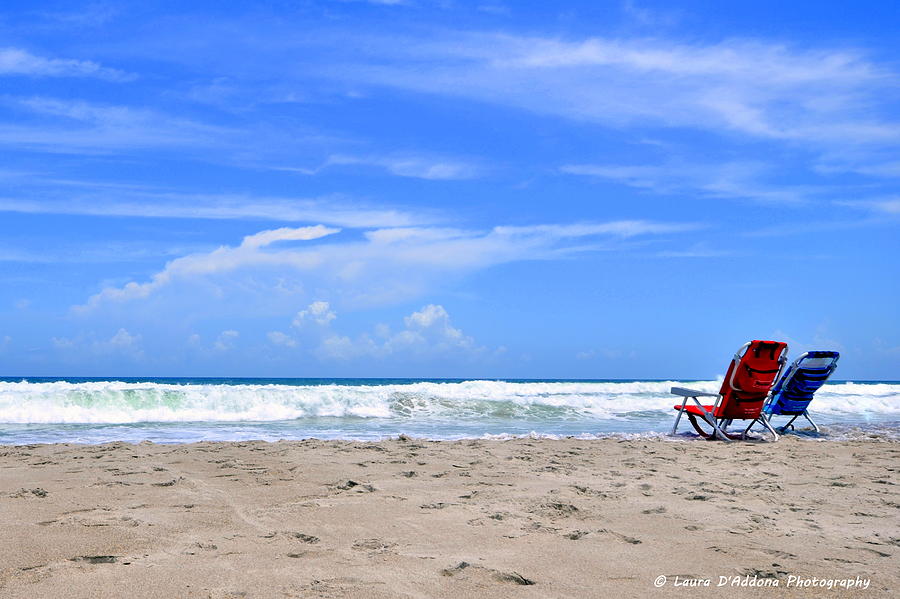 Beautiful Beach Day Photograph By Laura Daddona