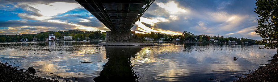 Beneath The New Hope Lambertville Bridge Photograph By Michael Brooks