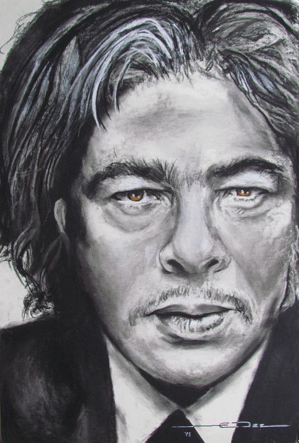 Benicio Del Toro Drawing By Eric Dee Fine Art America