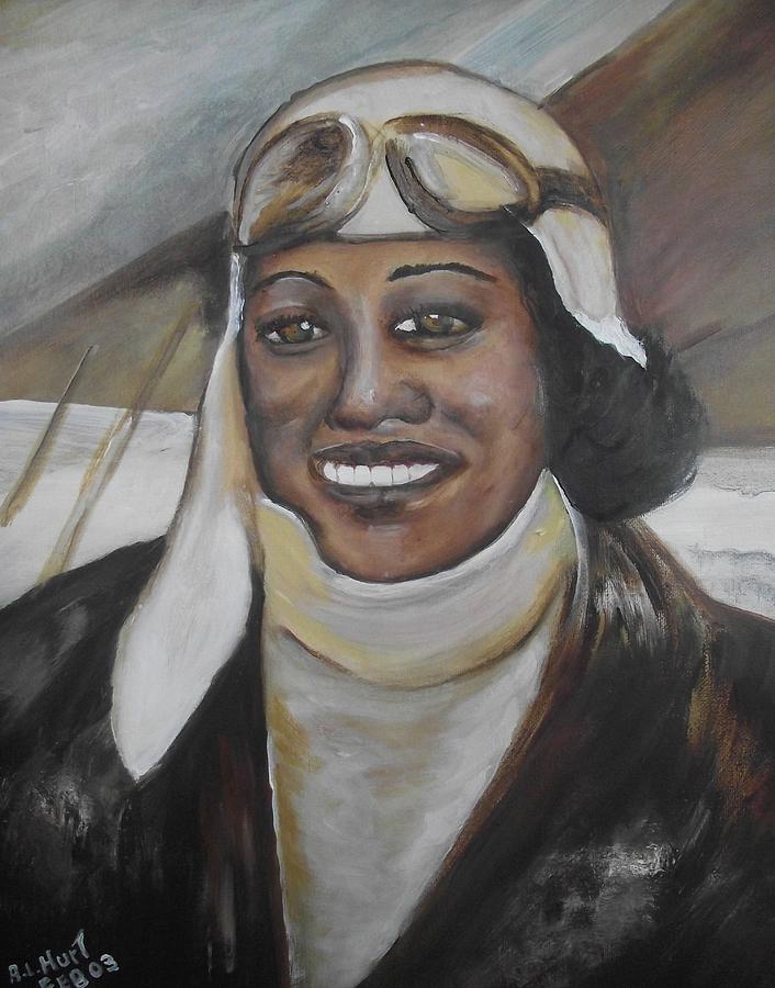 Bessie Coleman Painting by Anthony Hurt