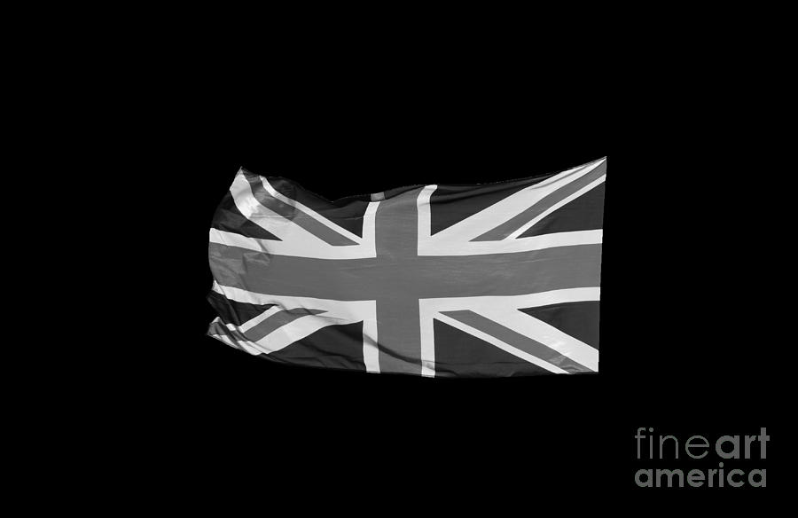 Black And White Union Jack Flag Photograph Black And White Union Jack