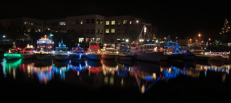 petaluma boats and christmas lights photograph by michael petaluma boats and christmas lights photograph by michael