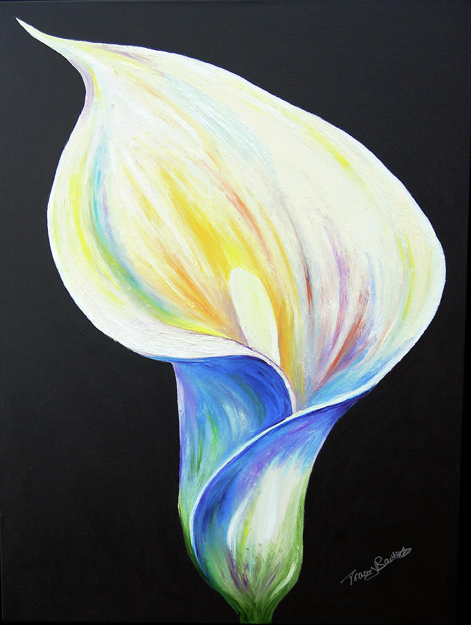 Calla Lily Painting by Tracey Bautista