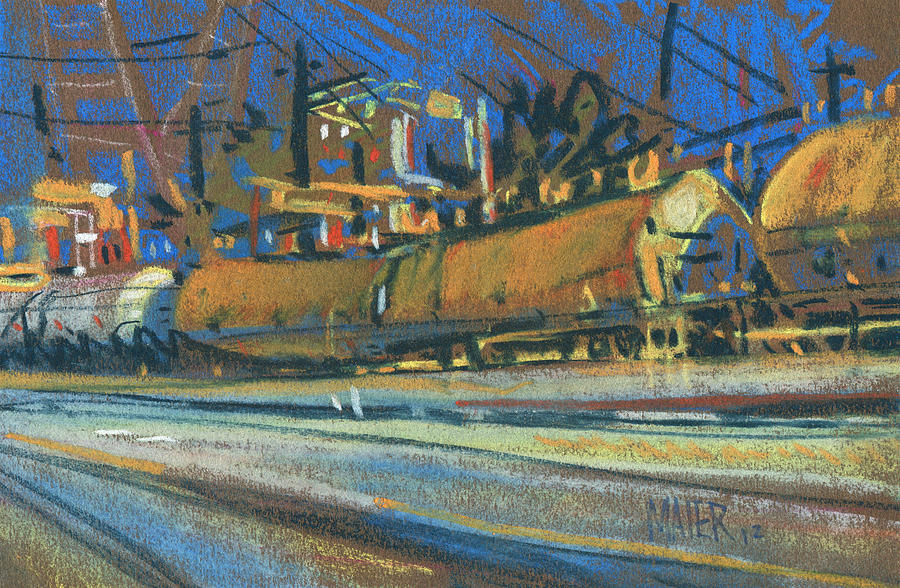 Canton Tracks Painting By Donald Maier Fine Art America