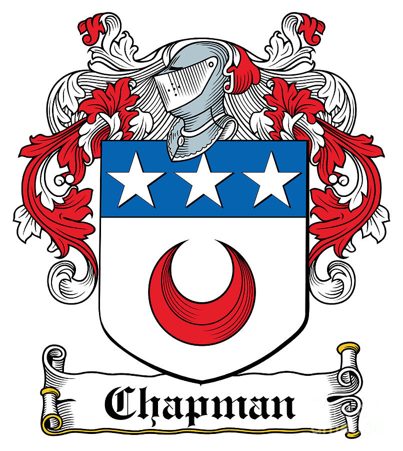 Chapman Coat Of Arms Irish Digital Art By Heraldry Fine Art America