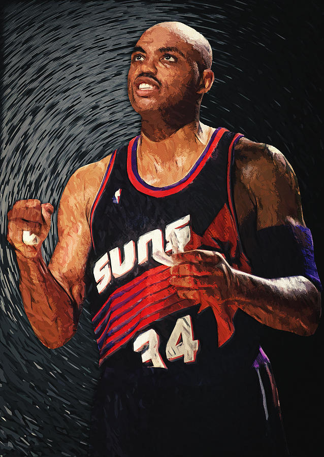 Charles Barkley Digital Art by Taylan Apukovska