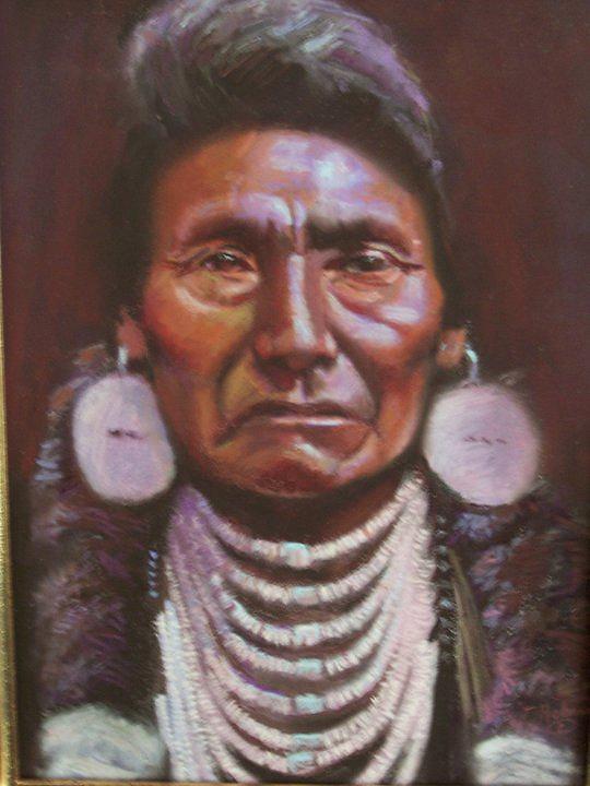 Chief Joseph Painting - chief-joseph-dave-holman