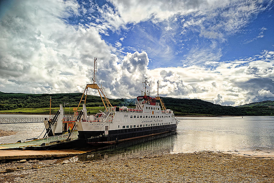 Colintraive Ferry To Bute Photograph by Ronnie Reffin