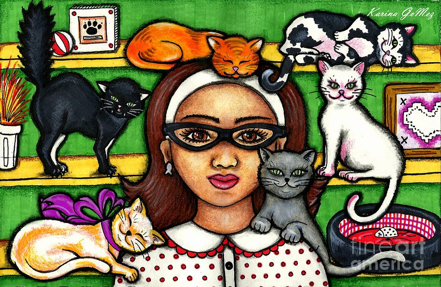 cat lady clip art - photo #22