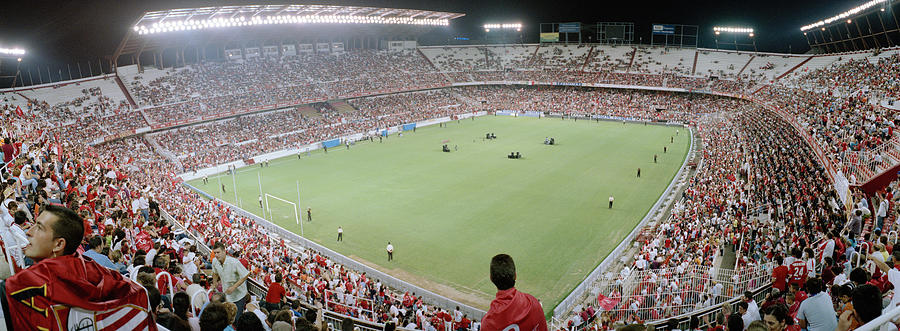 Crowd In A Stadium, Sevilla Fc, Estadio Photograph by ...
