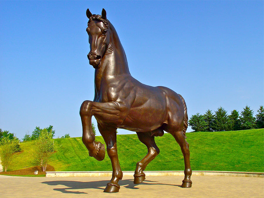 Da Vinci Horse In Frederick Meijer Gardens And Sculpture Park Photograph