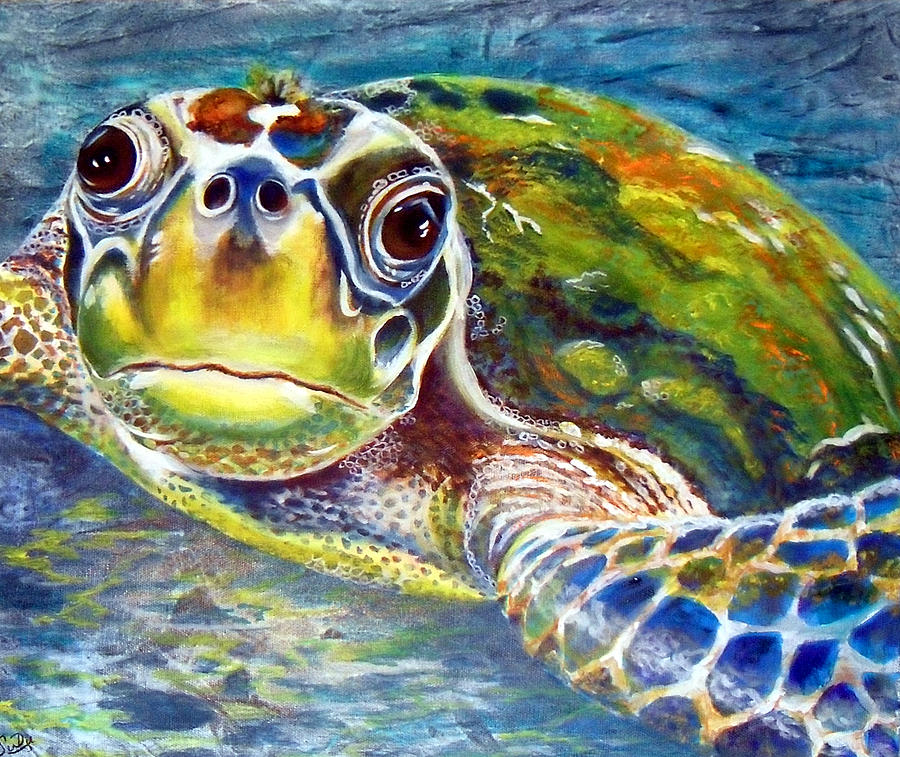  - dees-turtlewatercolours-and-acrylics-susan-duxter