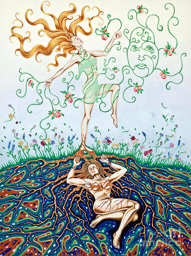 Opowiedz Historię Demeter I Persefony Z Perspektywy Matki Demeter And Persephone Painting