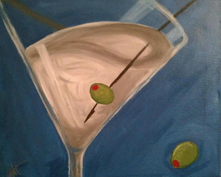 Dirty Martini 2 Painting By Ginny Heavner Pixels