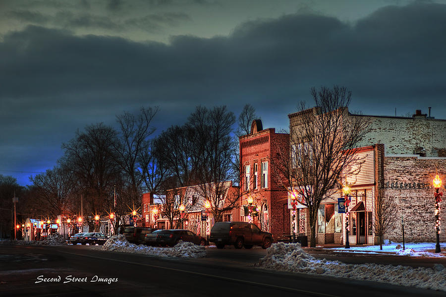 Downtown Lakeview Michigan Photograph by Jack Johnson