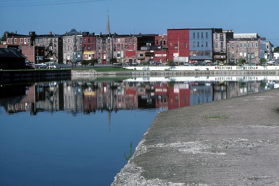 Downtown Medina New York Across The Canal by Jim Vansant