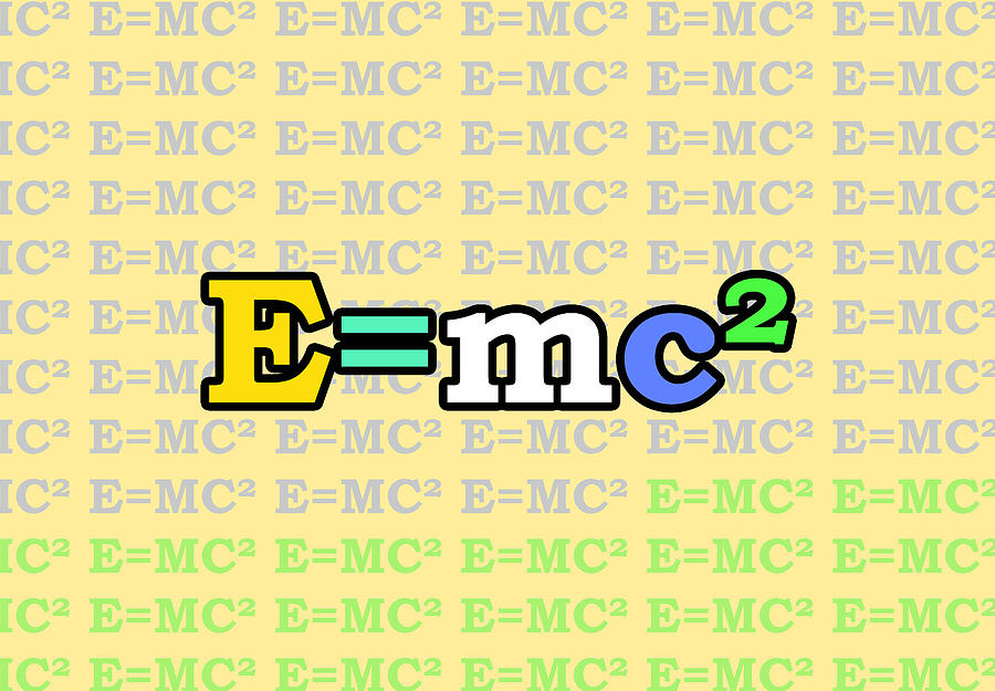 Is Equal To Mc Squared Painting