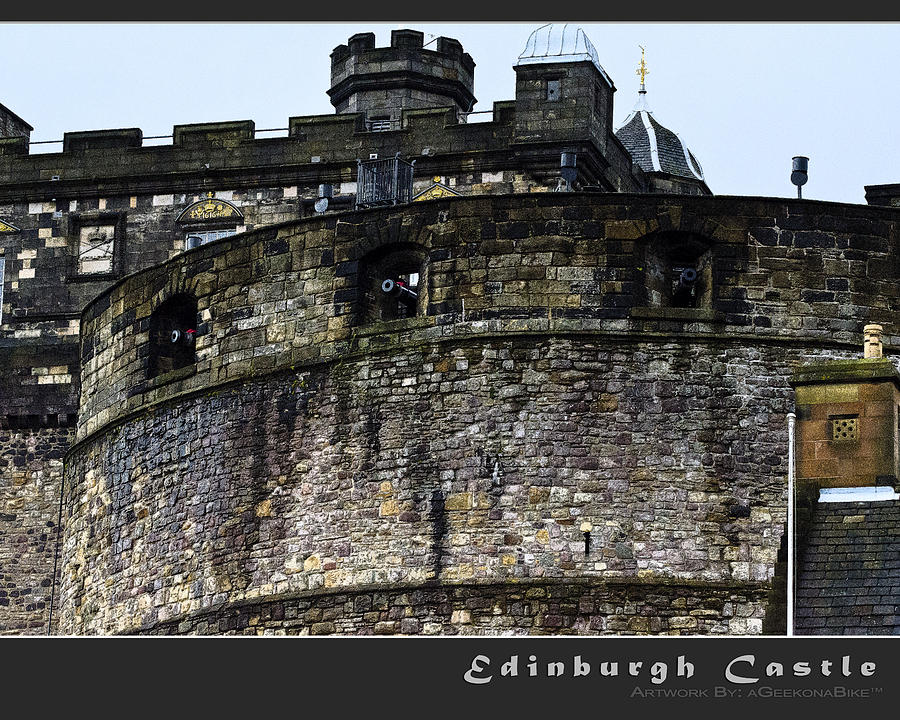 Edinburgh Castle Battery Photograph by AGeekonaBike Photography