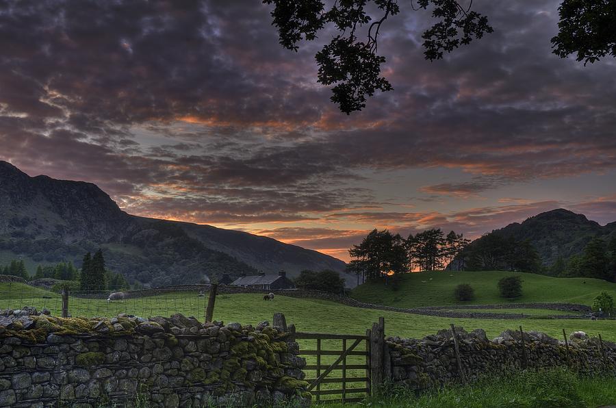 English Countryside At Sunset Photograph by Kevin Johnston