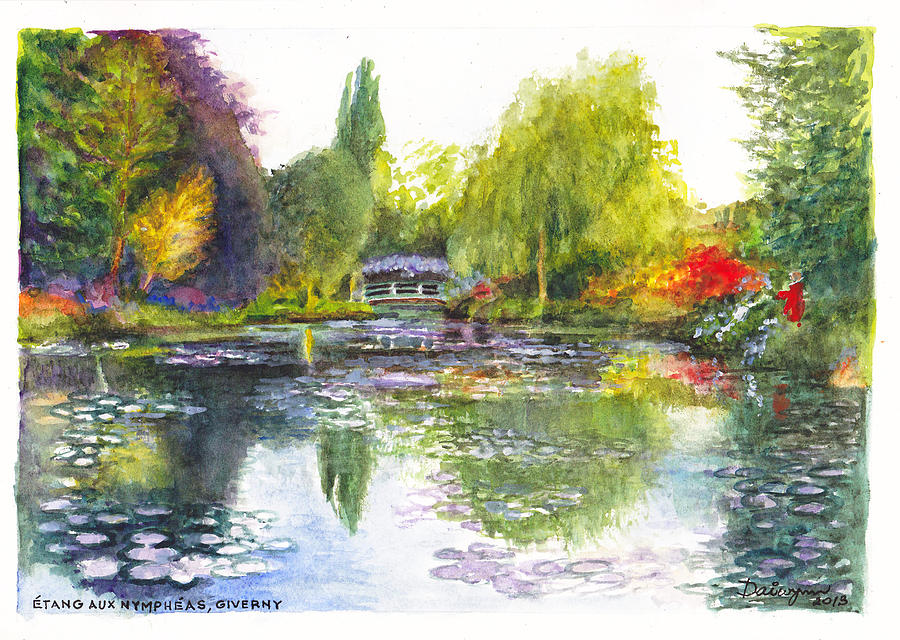 Etang Aux Nympheas Waterlily Lake Of Claude Monet Painting By Dai Wynn