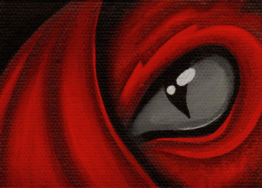 Eye Of The Scarlett Hatching Painting By Elaina Wagner Fine Art America