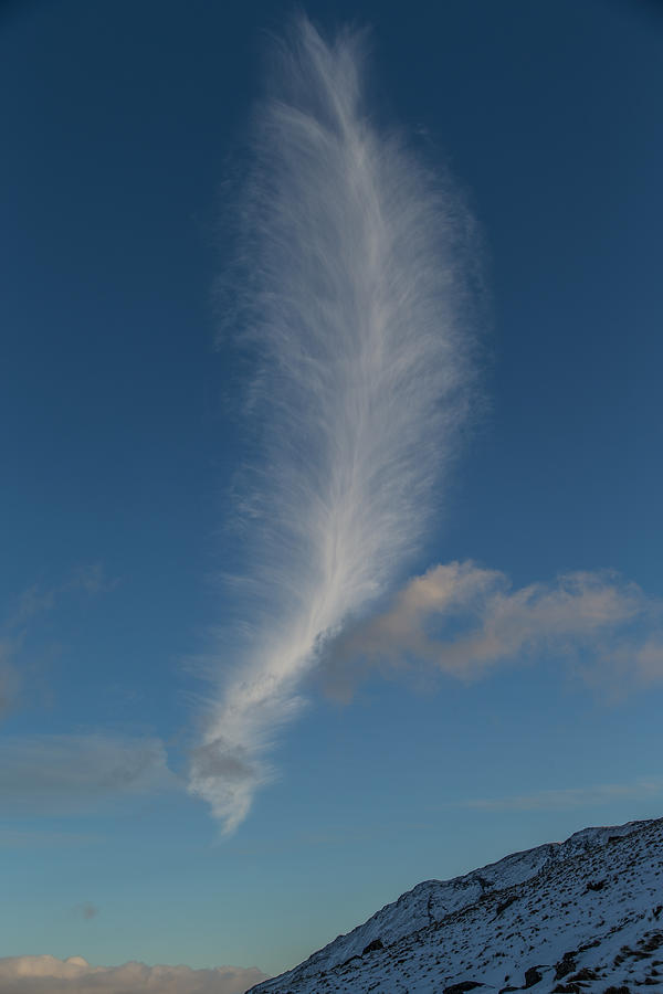 Feather Cloud Photograph by Delwyn Ellis