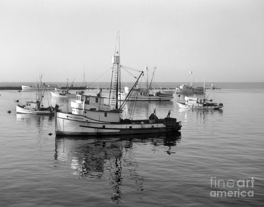 Fishing Photograph - Fishing Boat San Giovanni Monterey Bay California ...