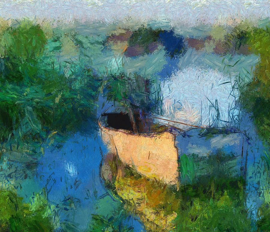 Fishing Boat Digital Art By Yury Malkov Fine Art America