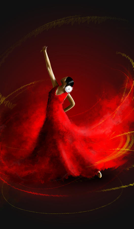 Flamenco Dance Digital Art
