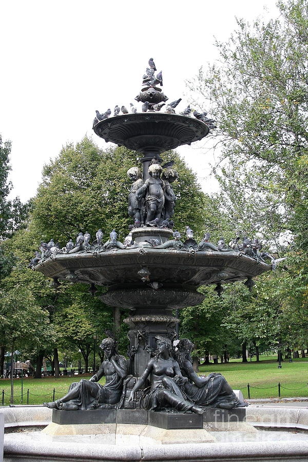 Fountain Boston Common Photograph By Christiane Schulze Art And