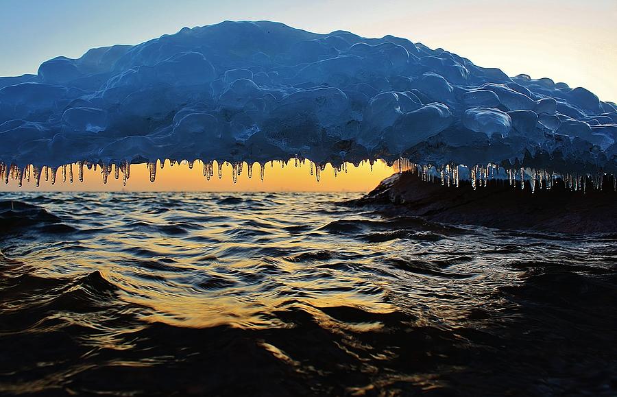 Frozen Rain Cloud Photograph By Paul Berish