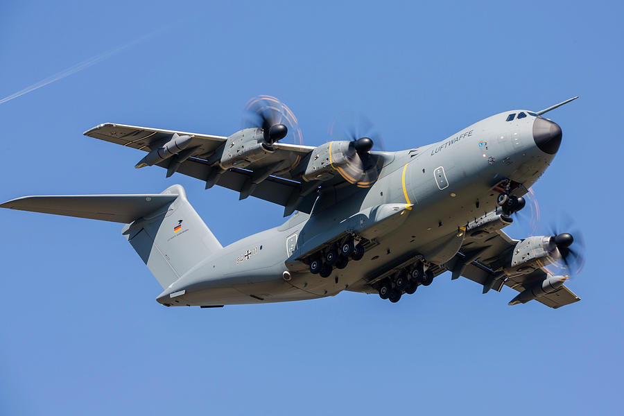 German Air Force Airbus A400m Tanker Photograph By Timm Ziegenthaler