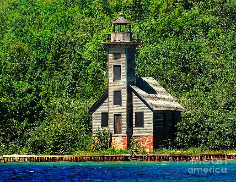 Grand Island East Channel Light Photograph By Nick Zelinsky