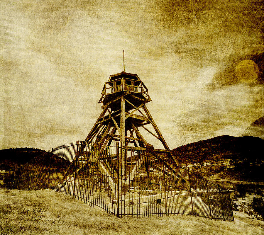 Helena-montana-fire Tower Photograph by Fran Riley