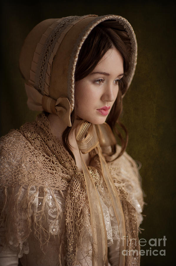 Historical Woman Wearing A Bonnet Photograph By Lee Avison Pixels