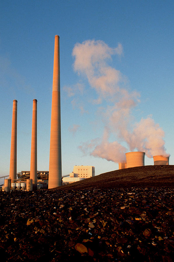 Homer City Power Plant And Coal Piles Photograph By Theodore Clutter