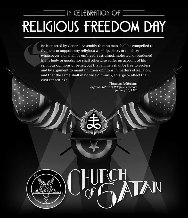 In Celebration Of Religious Freedom Day Digital Art By Church Of Satan