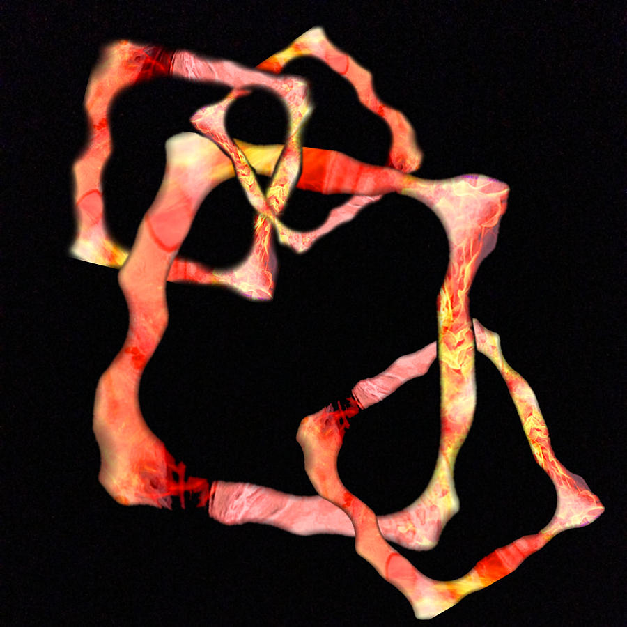 Interlocking Digital Art by D Preble