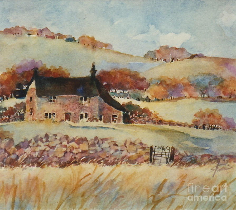 Irish Countryside Painting by Sherri Crabtree