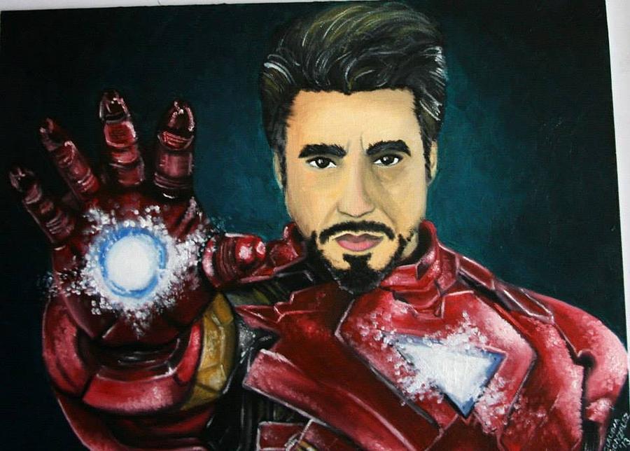 Iron Man Painting By Claudia Gonzalez Pixels