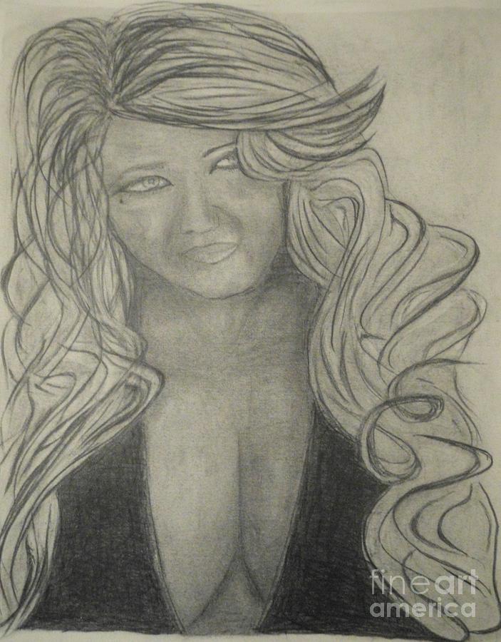 Jenni Rivera Drawing by James Eye