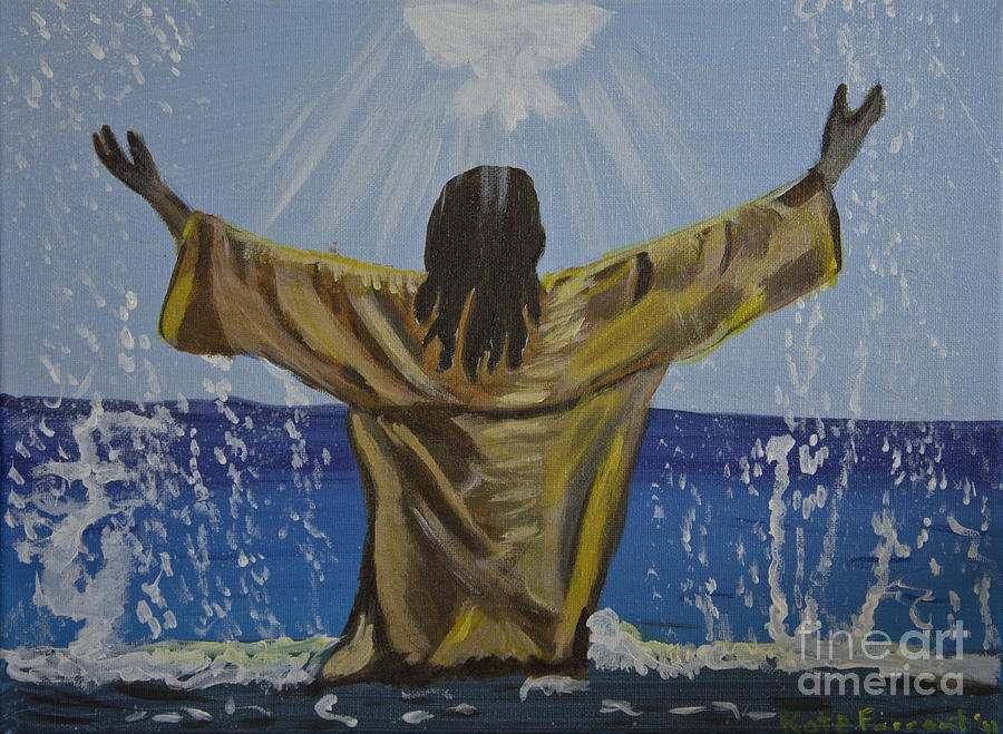 clip art jesus being baptised - photo #36