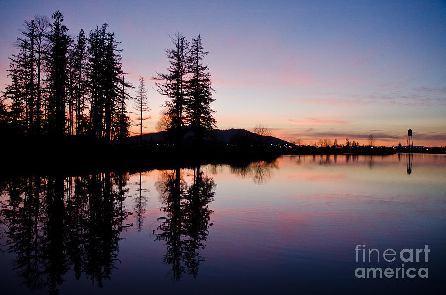 Lebanon Oregon Sunset Photograph by Nick Boren