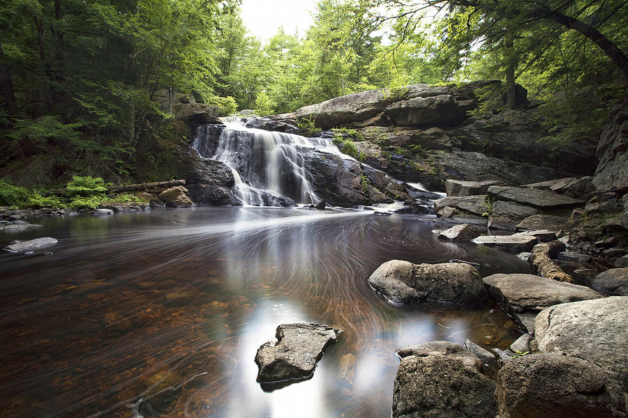 Lower Purgatory Falls Photograph by Eric Gendron