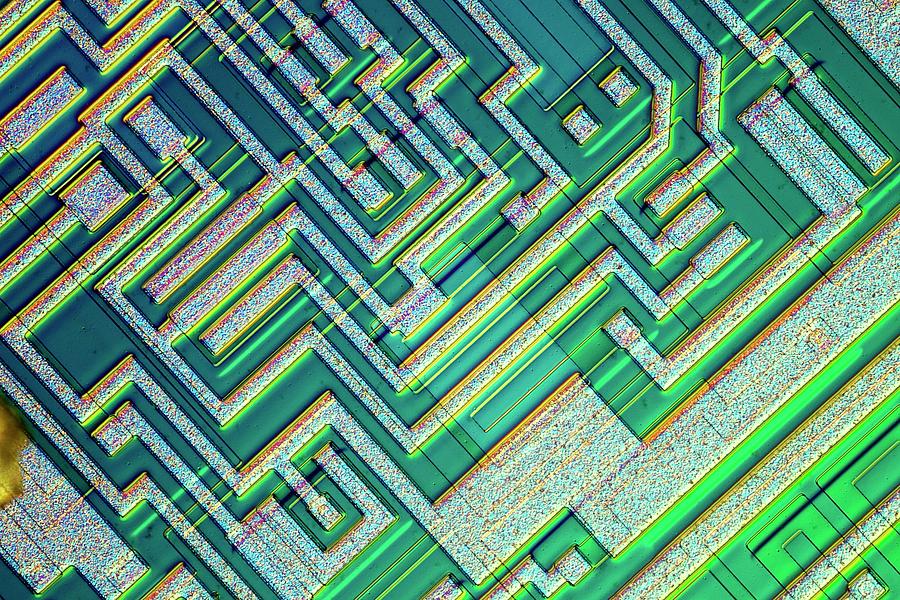 Microprocessor Chip By Alfred Pasieka