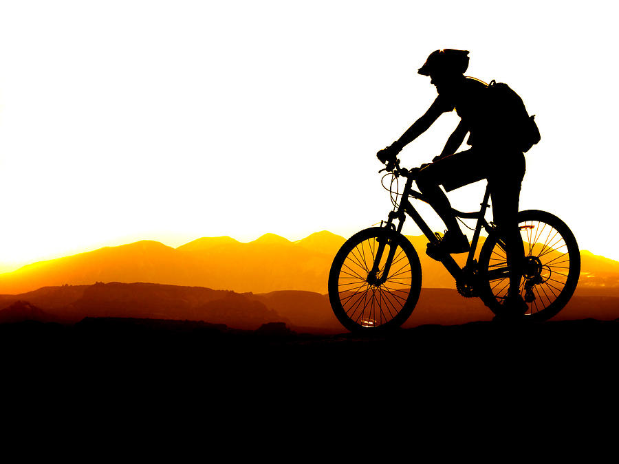 mountain bike clip art silhouette - photo #17