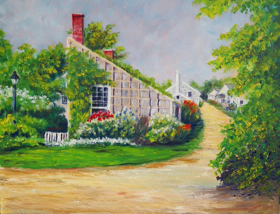 Nantucket Cottage Painting By Michael McGrath Fine Art America